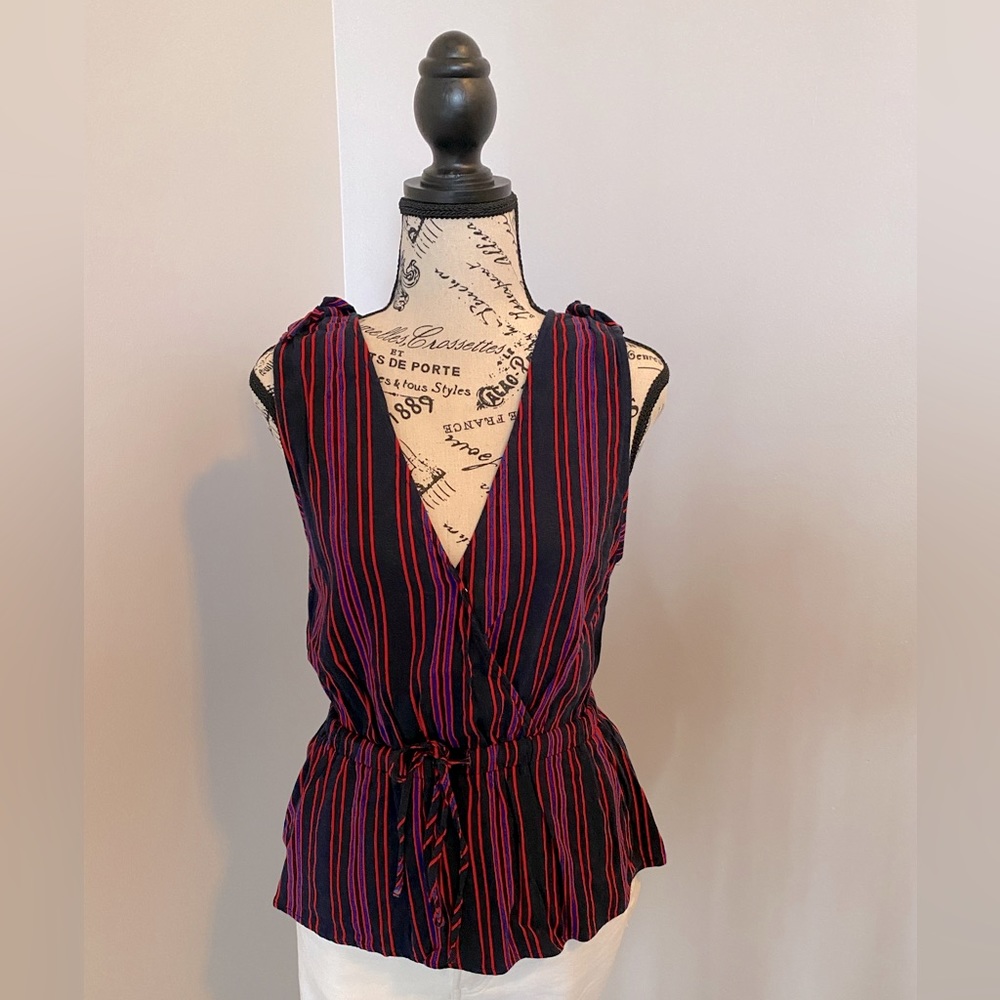 Striped tank, size Small